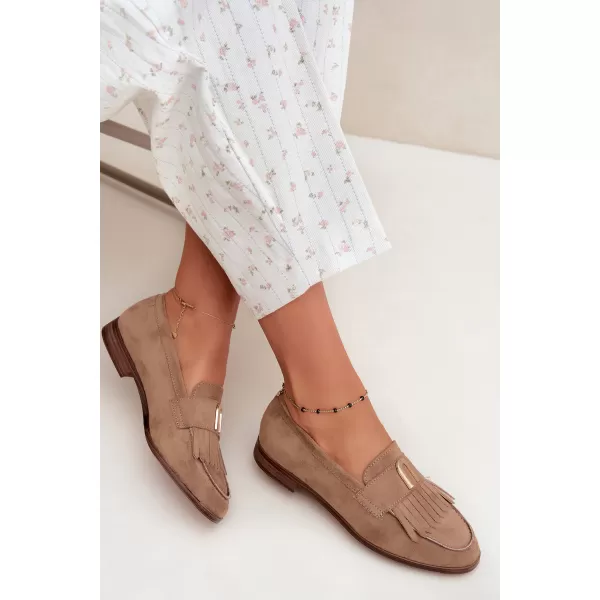  Női mokaszinok BOTO 3742 KHAKI 