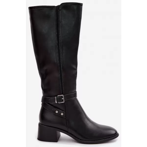  Női csizma SERGIO LEONE KZ-07 FEKETE 