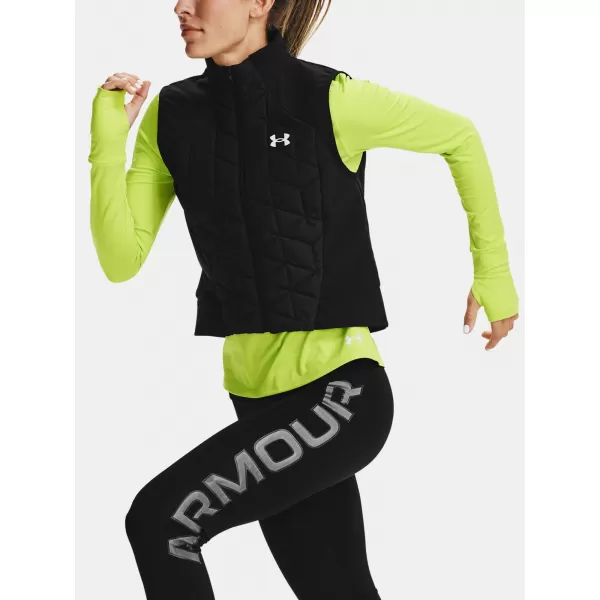  Női mellény UNDER ARMOUR CG REACTOR RUN STORM VEST 1355811-001 FEKETE 