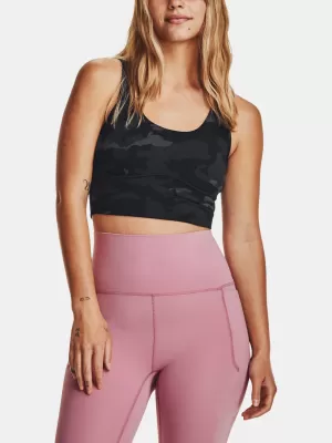 Női felső UNDER ARMOUR MERIDIAN FITTED CROPTANKPRNT 1380983-021 FEKETE