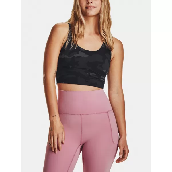  Női felső UNDER ARMOUR MERIDIAN FITTED CROPTANKPRNT 1380983-021 FEKETE 