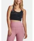 Női felső UNDER ARMOUR MERIDIAN FITTED CROPTANKPRNT 1380983-021 FEKETE