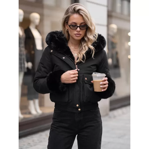  Női kabát DSTREET TY5996 FEKETE 
