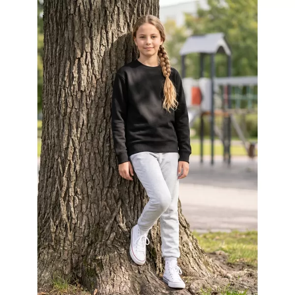 Gyermek pulóver MALFINI CREW 427 FEKETE 