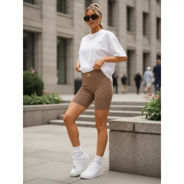  Női rövidnadrág DSTREET SY0558 KARAMELLA 