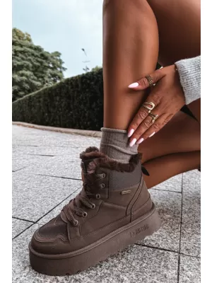 Női cipők BIG STAR SHOES UU274168 BARNA/BÉZS ÁRNYÉKOK