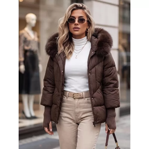  Női kabát DSTREET TY5744 BARNA 