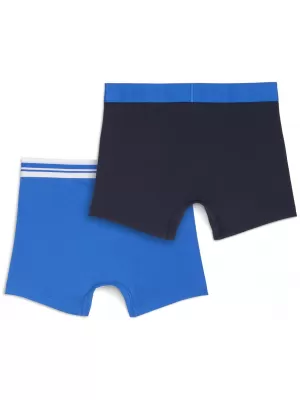 Férfi boxerek PUMA MEN EVERYDAY PLACED LOGO BOXER 2P 93847603 KÉK KOMBÓ