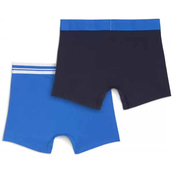 Férfi boxerek PUMA MEN EVERYDAY PLACED LOGO BOXER 2P 93847603 KÉK KOMBÓ 