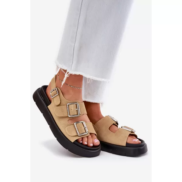  Női szandál BIG STAR SHOES RR274665 BÉZS 