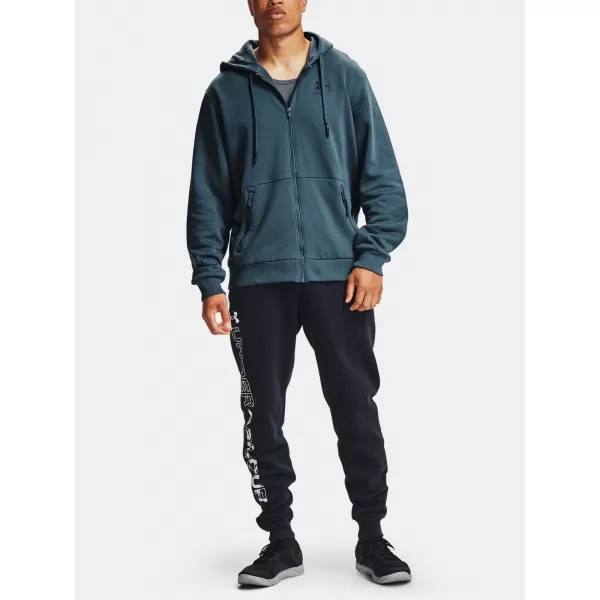  Férfi pulóver UNDER ARMOUR RIVAL FLEECE AMP FZ HD 1357113-467 KÉK 
