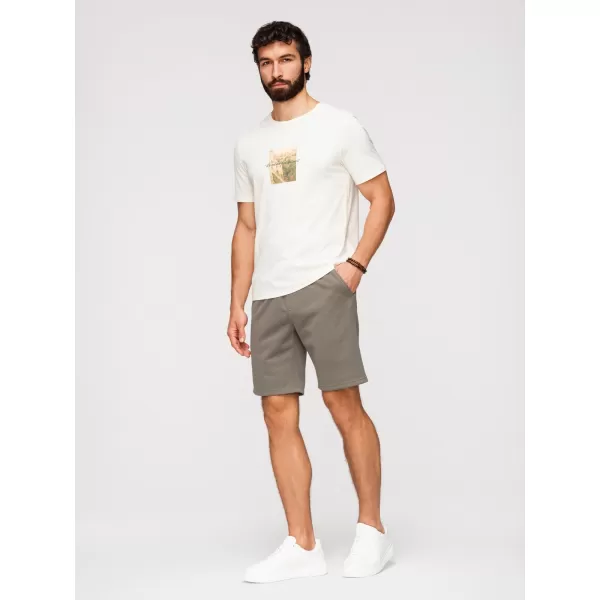  Férfi rövidnadrág OMBRE OM-SRSK-0124 KHAKI 