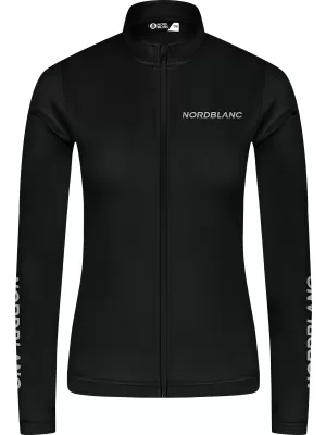 Női kerékpáros mez NORDBLANC VELOFLOW NBSLF8105 FEKETE