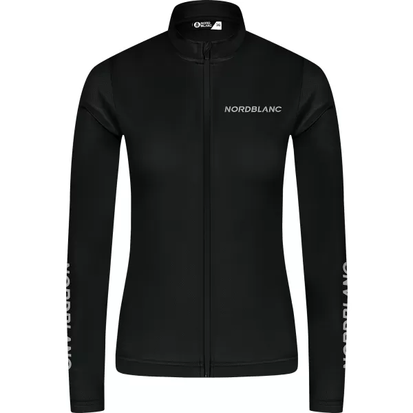  Női kerékpáros mez NORDBLANC VELOFLOW NBSLF8105 FEKETE 