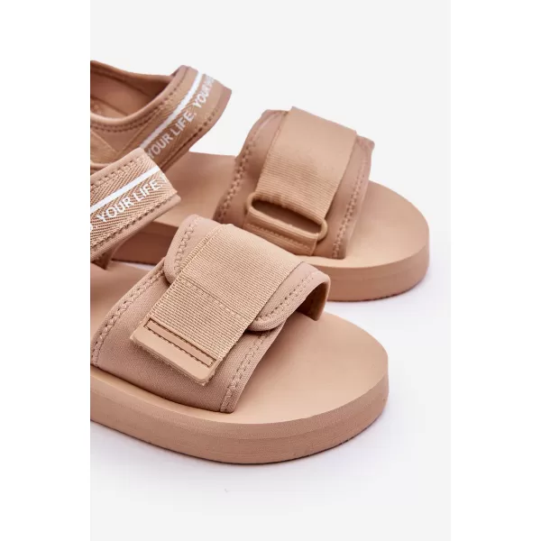 Női szandál BIG STAR SHOES LL274787 BÉZS 