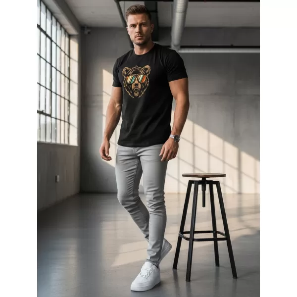  Férfi póló DSTREET NX041R FEKETE 