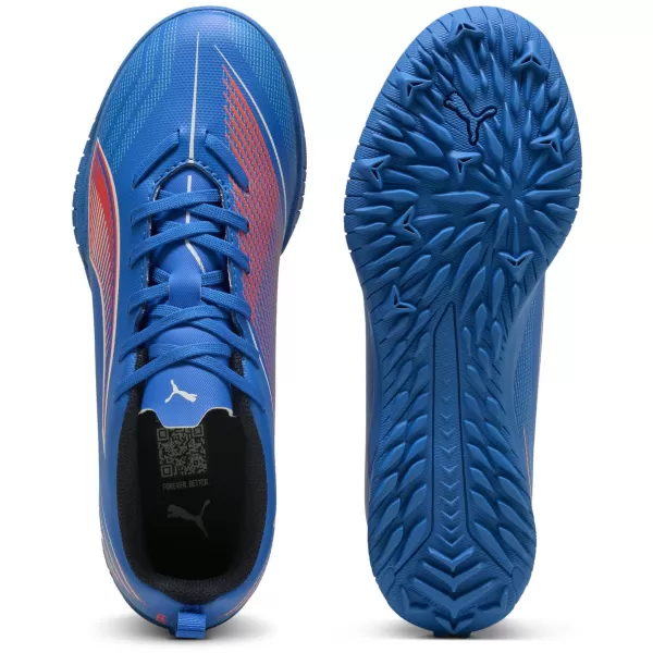  Gyermek gyep PUMA ULTRA 6 PLAY TT JR 108544-01 ULTRA KÉK/FEHÉR/VILÁGÍTÓ VÖRÖS 