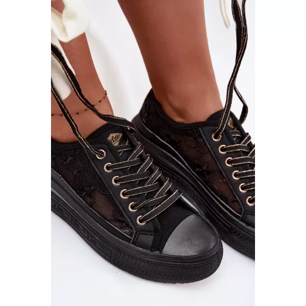  Női tornacipő LEE COOPER LCW-26-44-4479 FEKETE 