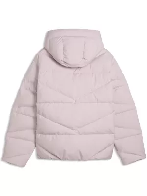 Női kabát PUMA HOODED DOWN PUFFER JACKET W 69458049 KÖDÖS RÓZSASZÍN