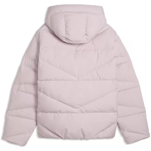  Női kabát PUMA HOODED DOWN PUFFER JACKET W 69458049 KÖDÖS RÓZSASZÍN 
