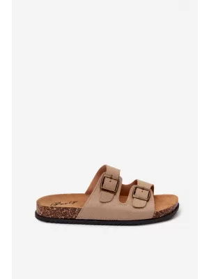 Férfi papucs BOTO 56302-11 KHAKI