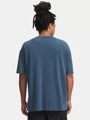 Férfi póló UNDER ARMOUR UA M HW OS LOGO WASH SS 1389147-498 KÉK