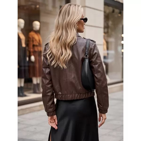  Női kabát DSTREET TY5872 BARNA 