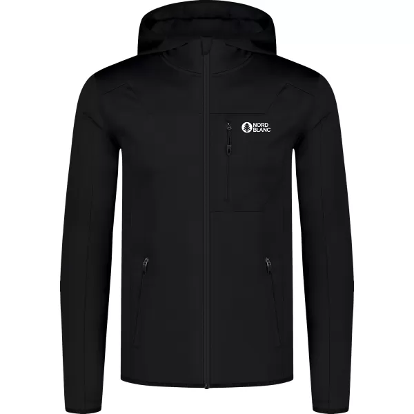  Férfi powerfleece pulóver NORDBLANC SPRAWL NBSFM8333 FEKETE 