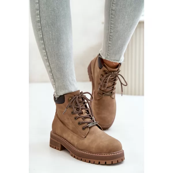  Női csizma BIG STAR SHOES OO274A289 BARNA/BÉZS 