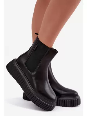 Női bokacsizma BIG STAR SHOES UU274334 FEKETE