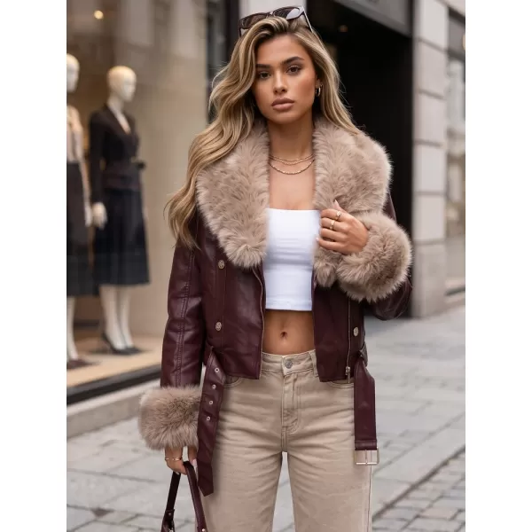  Női kabát DSTREET TY5980 BURGUNDIA 