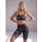 Női prémium térdig érő leggings (új méretek) ALTISPORT VOJ/ALW083LEG06 FEKETE-FEHÉR