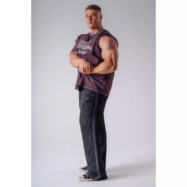  Férfi pólók NEBBIA OLYMPIA HEAVYWEIGHT COTTON 941 BORDÓ 