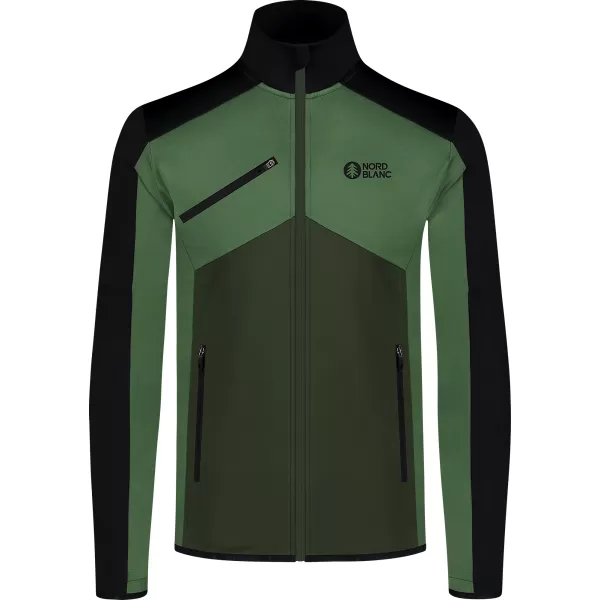  Férfi powerfleece pulóver NORDBLANC CUSP NBSFM8334 ZÖLD 