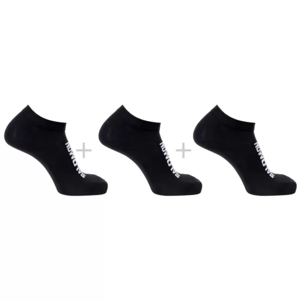  Zokni SALOMON EVERYDAY LITE LOW 3-PACK LC2912000 FEKETE 