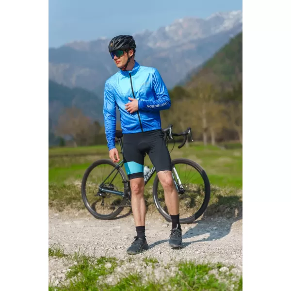  Férfi kerékpáros rövidnadrág NORDBLANC CHAIN NBSPM8081 KÉK 