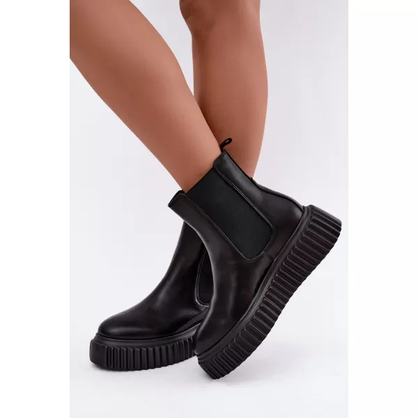  Női bokacsizma BIG STAR SHOES UU274334 FEKETE 