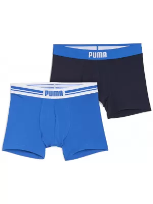 Férfi boxerek PUMA MEN EVERYDAY PLACED LOGO BOXER 2P 93847603 KÉK KOMBÓ