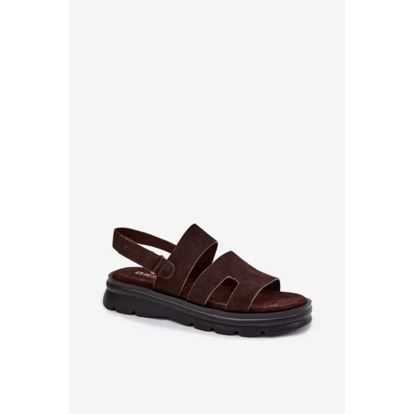  Női szandál BIG STAR SHOES TT274483 BARNA/BÉZS 