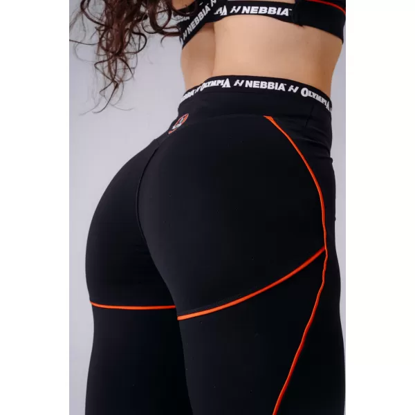  Női leggings NEBBIA OLYMPIA HIGH-WAIST 935 FEKETE 