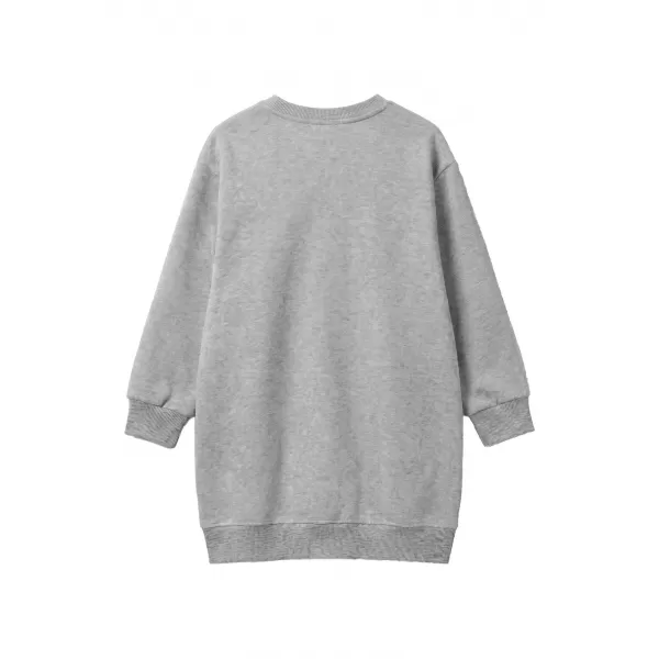  Lány pulóver ruha URBAN CLASSICS UCK8565-03061 HANGA SZÜRKE 