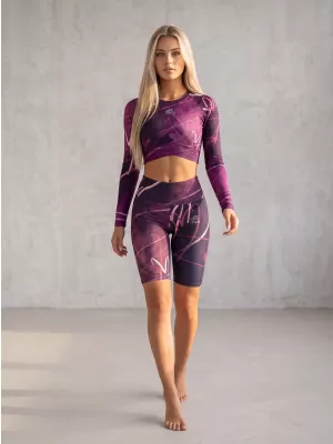 Női prémium térdig érő leggings (új méretek) ALTISPORT VOJ/ALW082LEG06 LILA