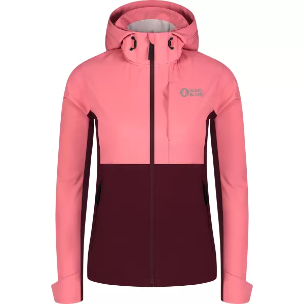  Női softshell kabát NORDBLANC BLINK NBSSL8320 RÓZSASZÍN 