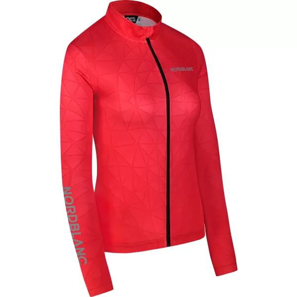  Női kerékpáros mez NORDBLANC VELOFLOW NBSLF8105 PIROS 