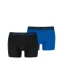 Férfi boxerek PUMA ELEMENTS MEN BASIC BOXERS 2P 93875301 FEKETE/KÉK