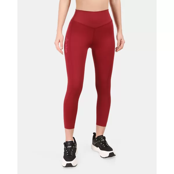  Női leggings KILPI RIVIAN-W 1L0421KI SÖTÉTVÖRÖS 