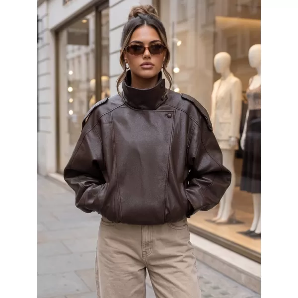  Női kabát DSTREET TY5961 BARNA 