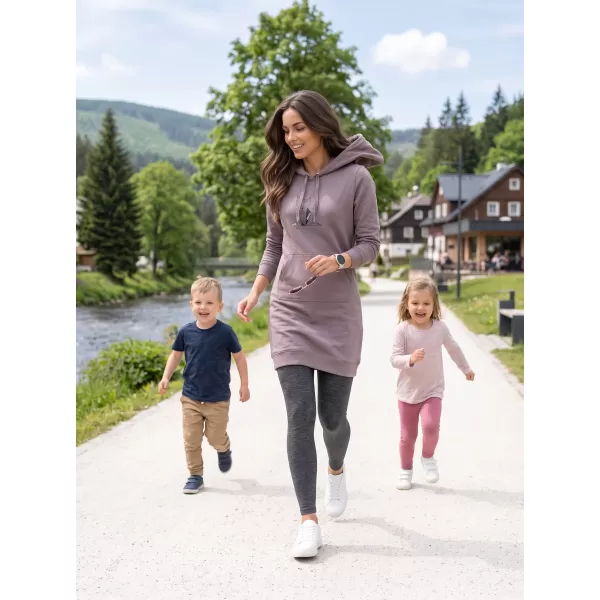  Hosszabbított női pulóver ALTISPORT ALW091419 ACÉLSZÜRKE 