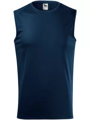 Férfi sport tank felső MALFINI BREEZE 820 SÖTÉTKÉK