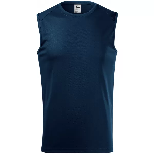  Férfi sport tank felső MALFINI BREEZE 820 SÖTÉTKÉK 